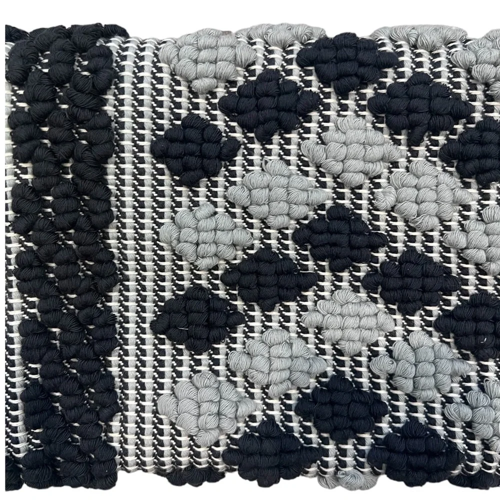 Antonello Tedde Woven Handbag Black Grey